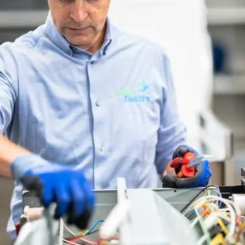 Marc Leyre van Dokter Elektro is specialist in Witgoed herstelling aan huis. Hij herstelt witgoed in Gent en omstreken, Oost-en West-Vlaanderen. Hij geeft ook les aan het Syntra Gent als witgoedhersteller